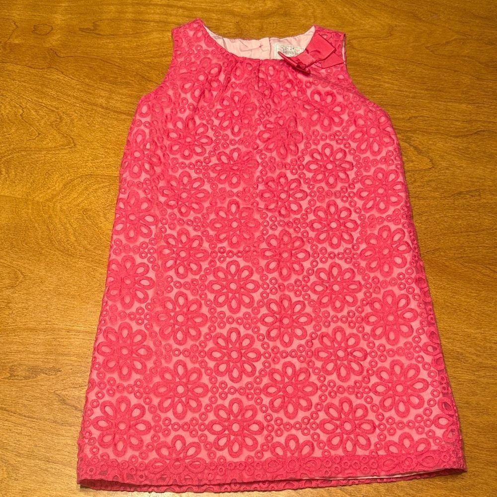 Gymboree Pink Dress with Embroidered Flowers